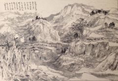 裴开元作品绥德郭家沟写生