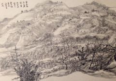 裴开元作品绥德郭家沟写生