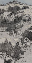陶将作品湖山秋色