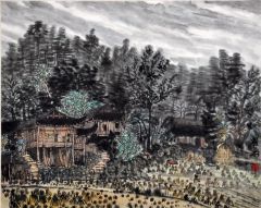 罗彬作品张家界石堰坪村