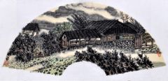 罗彬作品扇面