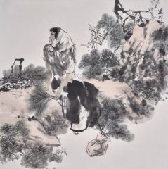 赵国毅作品造林女