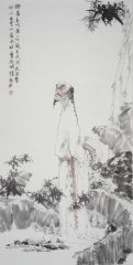 赵国毅作品衙斋卧听萧萧竹