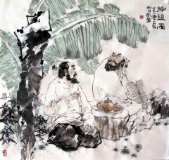 赵国毅作品论道图
