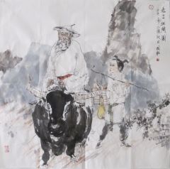 赵国毅作品老子出关