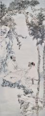 赵国毅作品对奕图