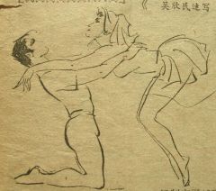 吴欣民作品捷克斯洛伐克舞蹈速写