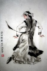 吴欣民作品蒙古族舞