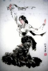 吴欣民作品藏族舞蹈