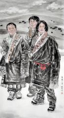 吴欣民作品三个小伙伴