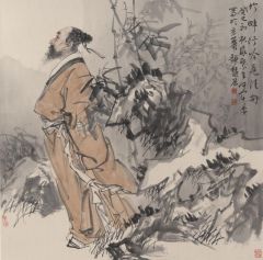 何军委作品竹畔行吟