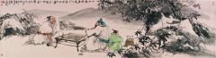 何军委作品对弈图