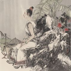 何军委作品傣乡三月