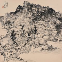 熊红钢作品山水小品04
