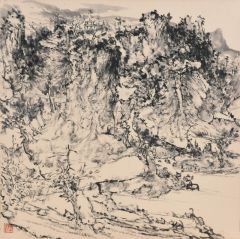 熊红钢作品山水小品03
