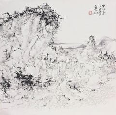 熊红钢作品山水小品02