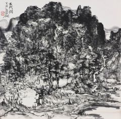 熊红钢作品山水小品01
