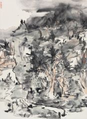 熊红钢作品碧山闲云05