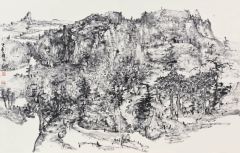 熊红钢作品素墨知山10