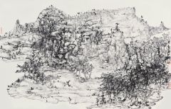 熊红钢作品素墨知山09