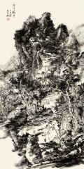 熊红钢作品深谷藏景
