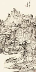 熊红钢作品霜岩凝晖