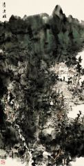 熊红钢作品清光映山屋