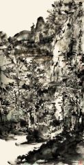 熊红钢作品碧山细雨