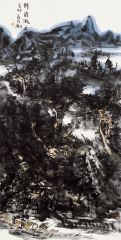 熊红钢作品野渡激舟