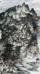 熊红钢作品雪岭苍厚