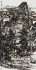 熊红钢作品溪桥人家