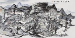 熊红钢作品天濛青峦