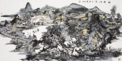 熊红钢作品水岸烟清