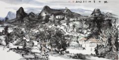 熊红钢作品疏木青岫