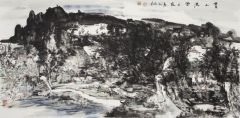 熊红钢作品青山流云