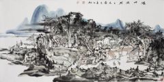 熊红钢作品湖畔闲居