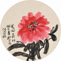 刘俊京作品花开嘉祥