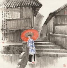 萧和作品微雨