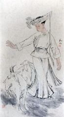 刘临作品写意人物之六