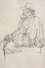 任惠中作品甘孜藏区牧人