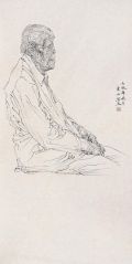 任惠中作品老人