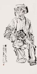 任惠中作品五指山下黎族人