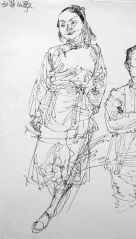 任惠中作品2013线描写生14