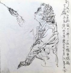 任惠中作品2014线描写生之08
