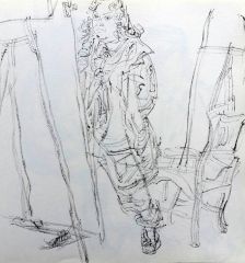 任惠中作品2014线描写生之02
