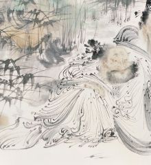 任惠中作品醉仙图卷局部09