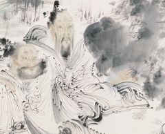 任惠中作品醉仙图卷局部08