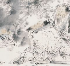 任惠中作品醉仙图卷局部07