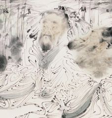 任惠中作品醉仙图卷局部02