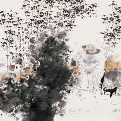 任惠中作品纳凉图